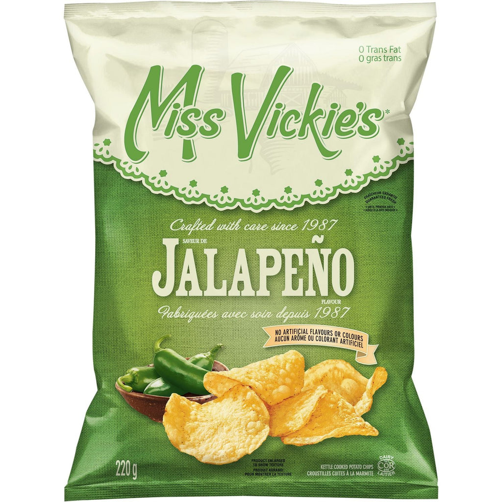 Miss Vickie's Jalapeno Chips - 200g - CanadianCatalog