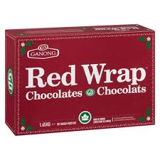 Ganong Red Wrap Chocolates - 1.65kg - NEW PRODUCT