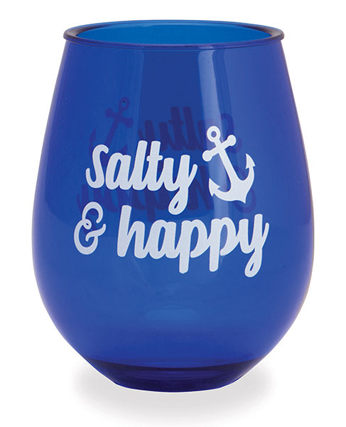 Drink Glass - Salty and Happy