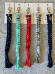 Macrame Key Chains with Nautical Charm  - Hand Made In Nova Scotia!