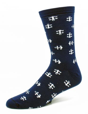 Adult Anchor Design Socks - East Coast Catalog