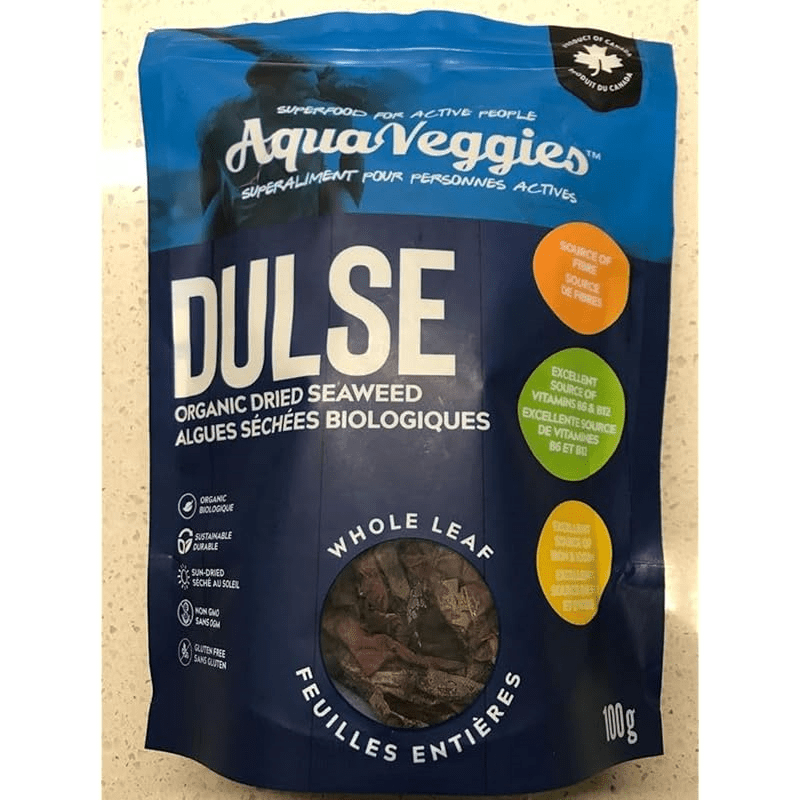 AquaVeggies Dulse Whole - 1 bag - 56g - NEW IN STOCK - East Coast Catalog