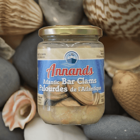 Atlantic Bar Clams - 153 g Jars - East Coast Catalog