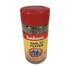 Barbour's Garlic Pepper Spice 63g - East Coast Catalog