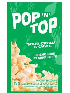 Barbour's Pop 'n' Top Sour Cream & Chive - 12 X 15g packs - East Coast Catalog