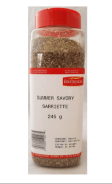 Barbours Summer Savory - 245g - East Coast Catalog