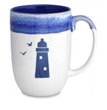 Cape Shore 16 oz Stoneware Glaze Dipped Lighthouse Mug - SOLD OUT! - East Coast Catalog