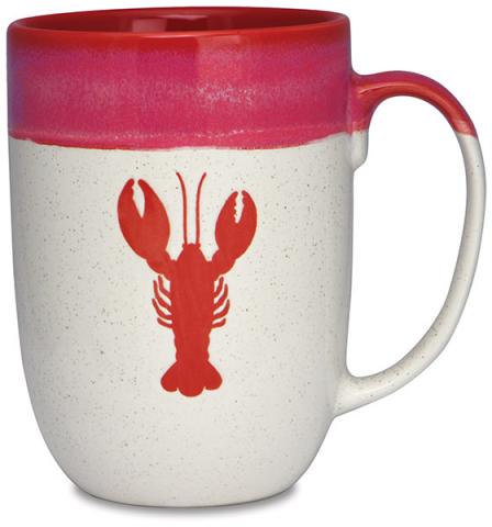 Cape Shore 16 oz Stoneware Glaze Dipped Lobster Mug - BACK IN STOCK! - East Coast Catalog