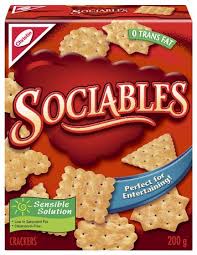 Christie Sociables Crackers - 200g - East Coast Catalog