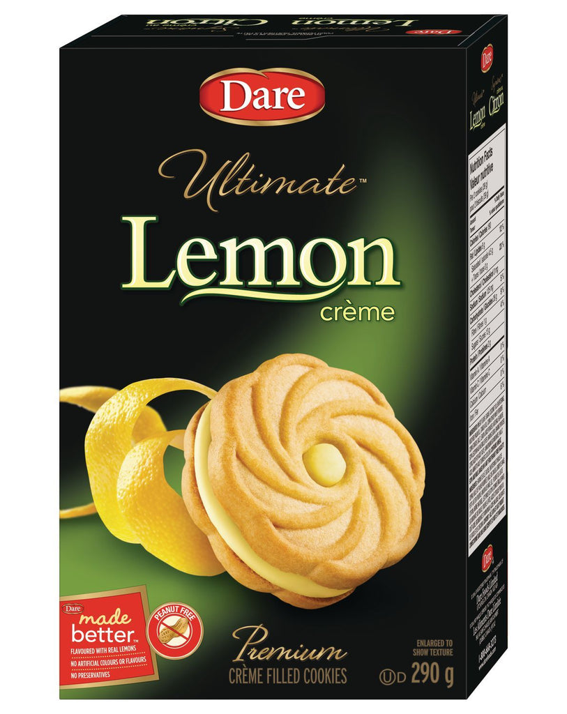 Dare Ultimate Lemon Cream Cookies - 290g - East Coast Catalog