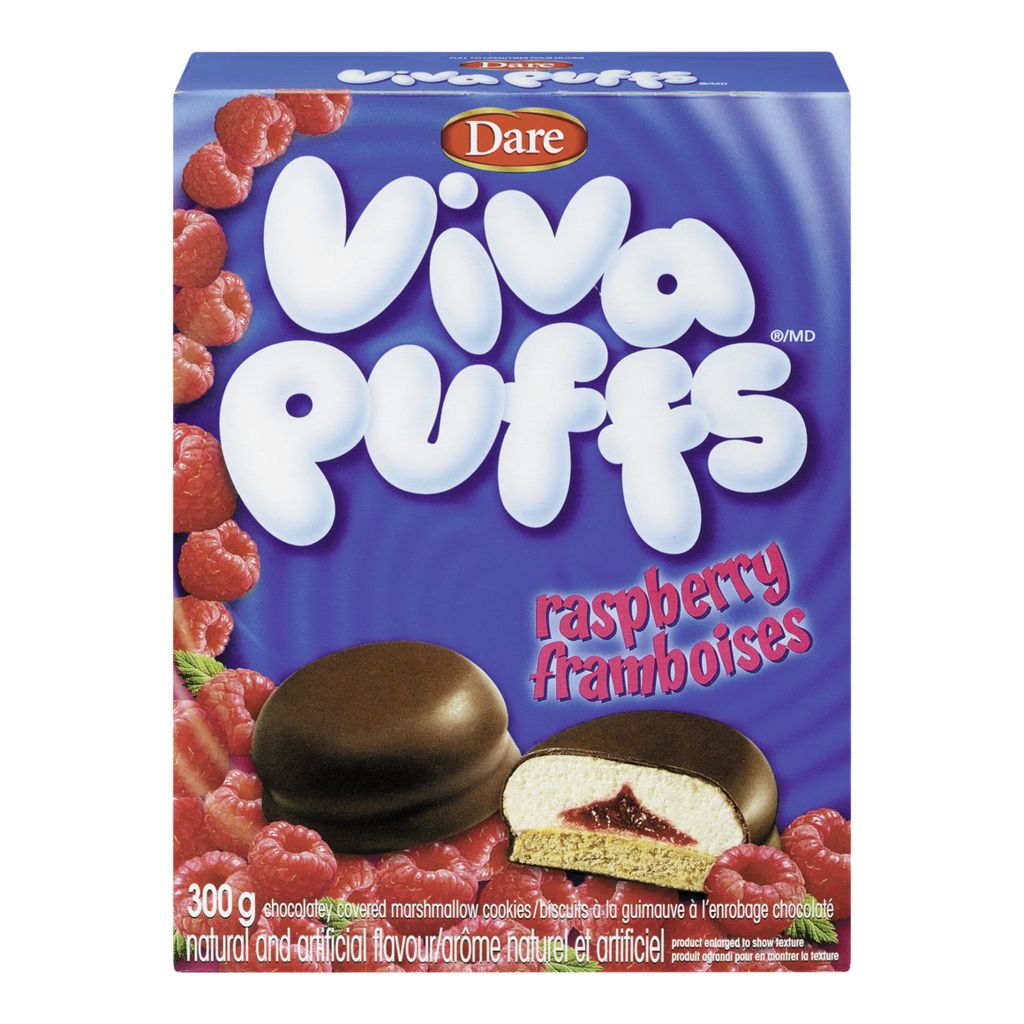 Dare Viva Puffs Treat - Raspberry - 300g - East Coast Catalog