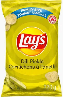 Lay's Dill Pickle Chips - 220g - CanadianCatalog