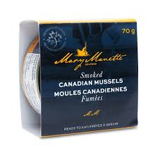 Mary Manette Smoked Mussels - 70 g Can