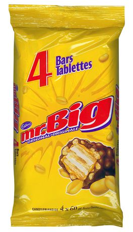 Cadbury Mr. Big Bars - 4 bars - 240g - CanadianCatalog