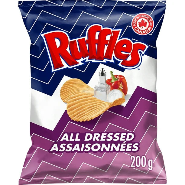 Ruffles All Dressed Chips - 200g - CanadianCatalog