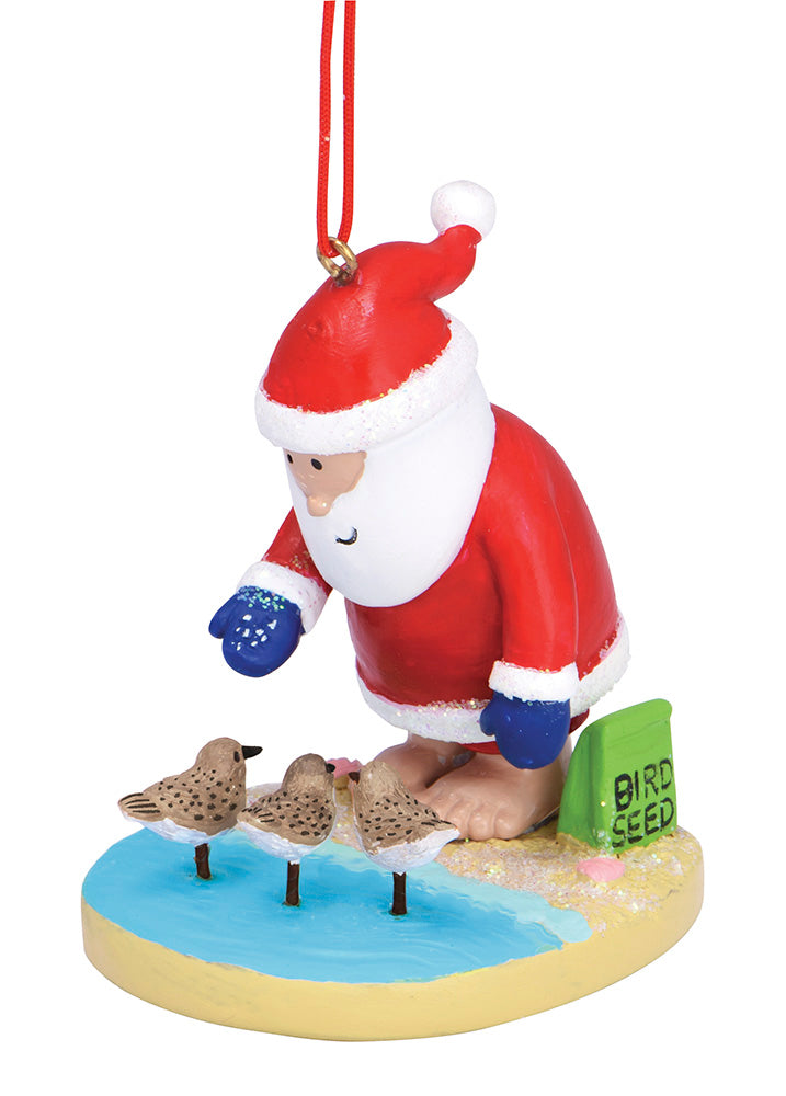 Santa Sandpipers Ornament - NEW!