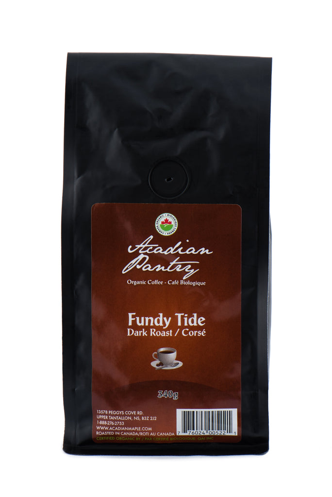 Acadian Maple  - Fundy Tide Dark Roast Coffee - 340 g
