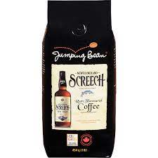 Jumping Bean  - Screech Rum Flavoured Roast Coffee - 454 g