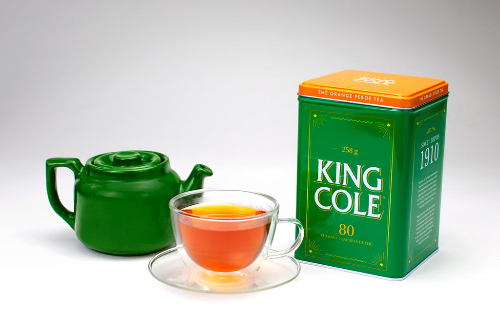 King Cole Tea Collector Tin with 80 teabags