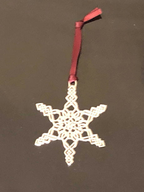 Pewter Ornament - Celtic Snowflake