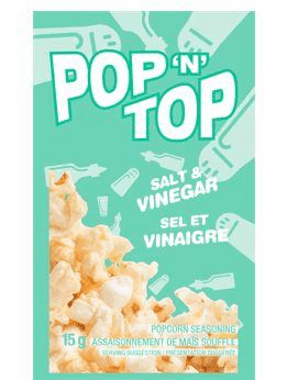 Barbour's Pop 'n' Top Salt & Vinegar - 12 x 15g packs