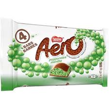 Nestle Aero Peppermint Chocolate Bars - 4 bars - 168g - CanadianCatalog