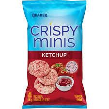 Crispy Minis Ketchup Rice Chips - 100g - CanadianCatalog