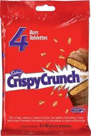 Cadbury Crispy Crunch Chocolate Bars - 4 bars - 192g - CanadianCatalog