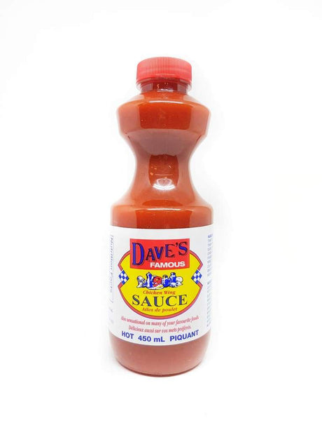 Dave's Famous Chicken Wing Sauce - Hot - 550 ml