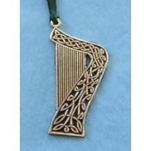 Pewter Ornament - Celtic Harp