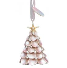 White Shell Tree Ornament