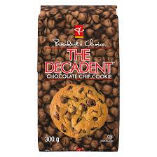 President's Choice Decadent Chocolate Chip Cookies - Original - 300g - CanadianCatalog