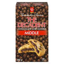 President's Choice Decadent Chocolate Chip Cookies - Middle - 280g - CanadianCatalog