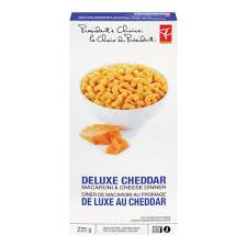 President's Choice Deluxe Cheddar - Macaroni & Cheese Dinner - 225g - CanadianCatalog