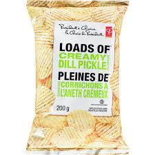 President's Choice Loads Of Creamy Dill Chips - 200g - CanadianCatalog