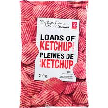 President's Choice Loads Of Ketchup Chips - 200g - CanadianCatalog