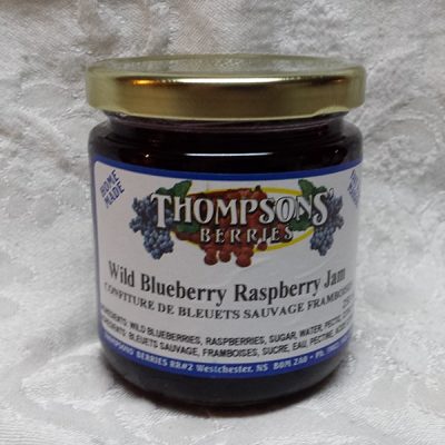 Thompson's Berries Wild Blueberry Raspberry Jam - 250 ml