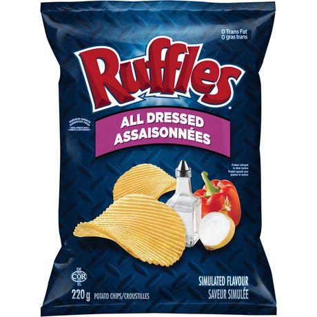 Ruffles All Dressed Chips - 220g - CanadianCatalog