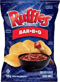 Ruffles BBQ Chips - 220g - CanadianCatalog