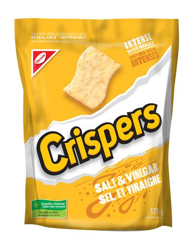 Crispers Salt & Vinegar Snack - 145g