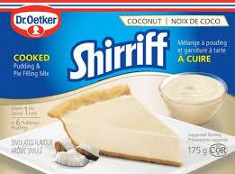 Shirriff Cocunut Cream Pie Filling - 175g - CanadianCatalog