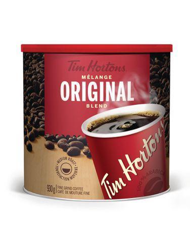 Tim Hortons Coffee - Original - 930g - CanadianCatalog